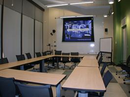 Crawford Classroom empty for TEC Display, alternate view