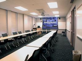 Crawford Classroom empty for TEC Display, alternate view