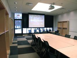 Crawford Classroom empty for TEC Display