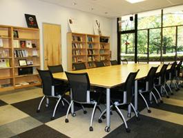 Crawford Library empty for TEC display