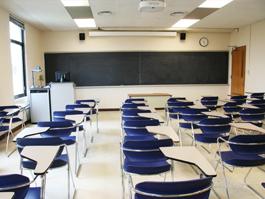 Glennan Classroom empty for TEC Display