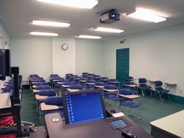 Guilford Classroom empty for TEC Display