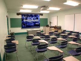 Guilford Classroom empty for TEC Display, alternate view