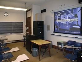 Haydn Classroom empty for TEC Display, alternate view