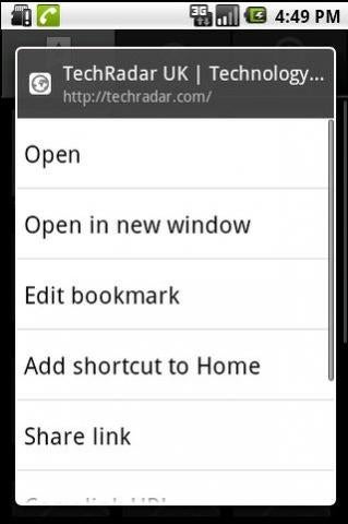 Android phone screen showing Save As options