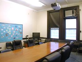 Mather Memorial empty room for TEC display