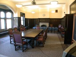 Mather Memorial empty room for TEC display