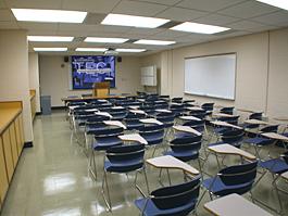 NOA empty room for TEC display