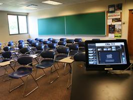 Olin empty room for TEC display