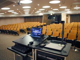 School of Medicine empty room for TEC display