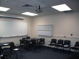 School of Medicine empty room for TEC display
