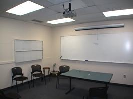 School of Medicine empty room for TEC display