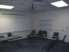 School of Medicine empty room for TEC display