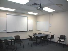 School of Medicine empty room for TEC display