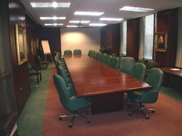 School of Medicine empty room for TEC display
