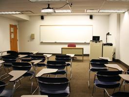 Sears empty room for TEC display, alternate view