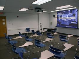 Sears empty room for TEC display, alternate view