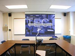 Sears empty room for TEC display, alternate view