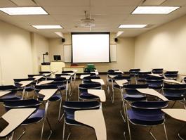 Sears empty room for TEC display, alternate view