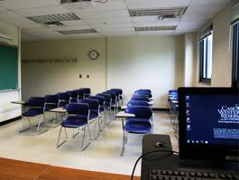 White Classroom empty for TEC display