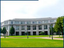 Outdoor shot of KSL in spring