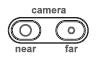 The "camera" buttons include "near" on the left side and "far" on the right side.