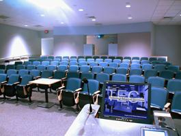 BRB 105 Classroom, empty room for TEC display