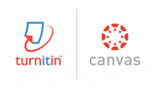 Turnitin with Canvas Logo