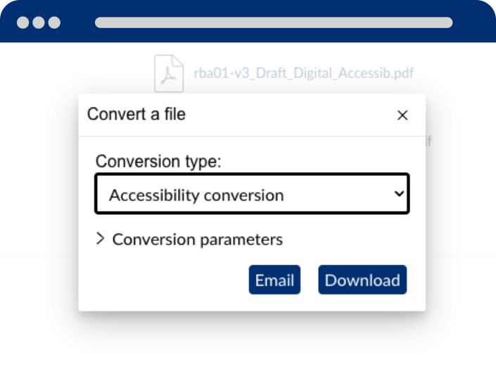 A screenshot of Sensus Access Inside.