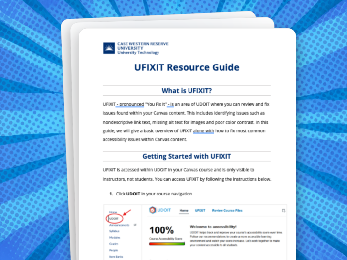 UFIXIT resource guide. 