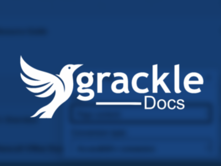 Grackle logo. 