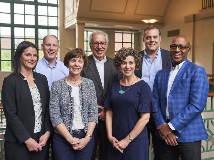 A group photo of Coaching Research Lab Fellows