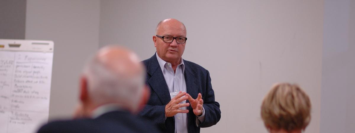 Picture of Chuck Fowler Speaking 