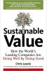 Book cover for Sustainable Value
