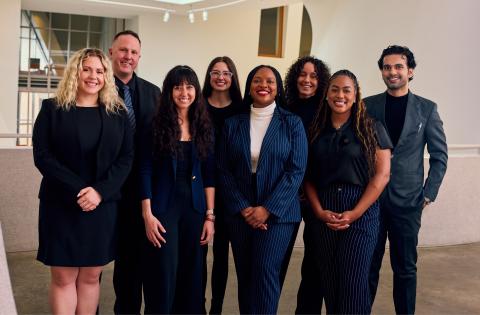 A photo of the 2026 Impact Investing Competition team