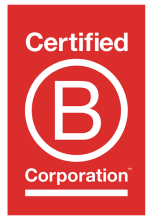 B Corp logo reads "Certified B Corporation"