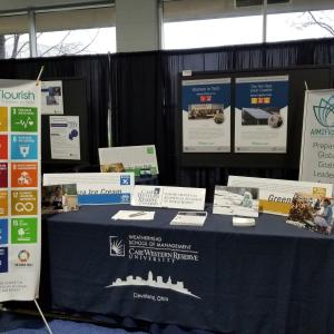 Photo of a booth at 2019 Research ShowCASE
