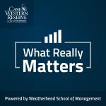 Logo artwork for "What Really Matters: Weatherhead School of Management Podcast"