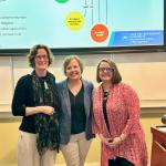 Photo of Miriam Novotny, Molly McGuigan and Lindsey Godwin