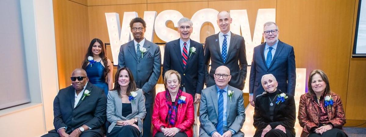 A group photo of Weatherhead's Alumni Hall of Fame members