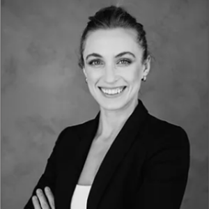 Natalie Smolenski black and white headshot