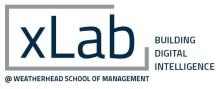 xLab @weatherhead school of management logo