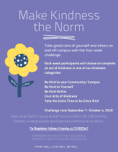 Make Kindness the Norm flyer