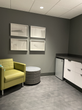 Photo of the lactation room in think[box]